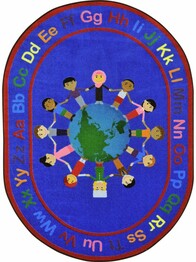Joy Carpets Kid Essentials A World of Friends Multi